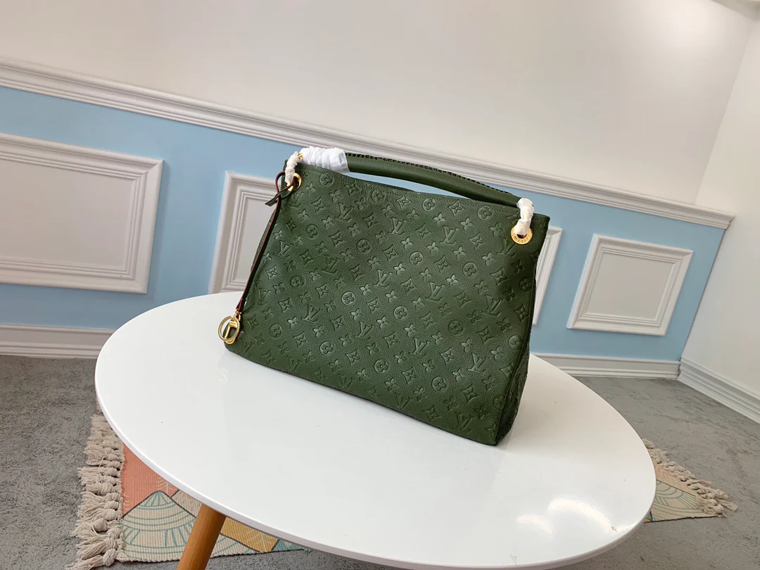 m44456-LV-Artsy Handbag-Medium-Army Green