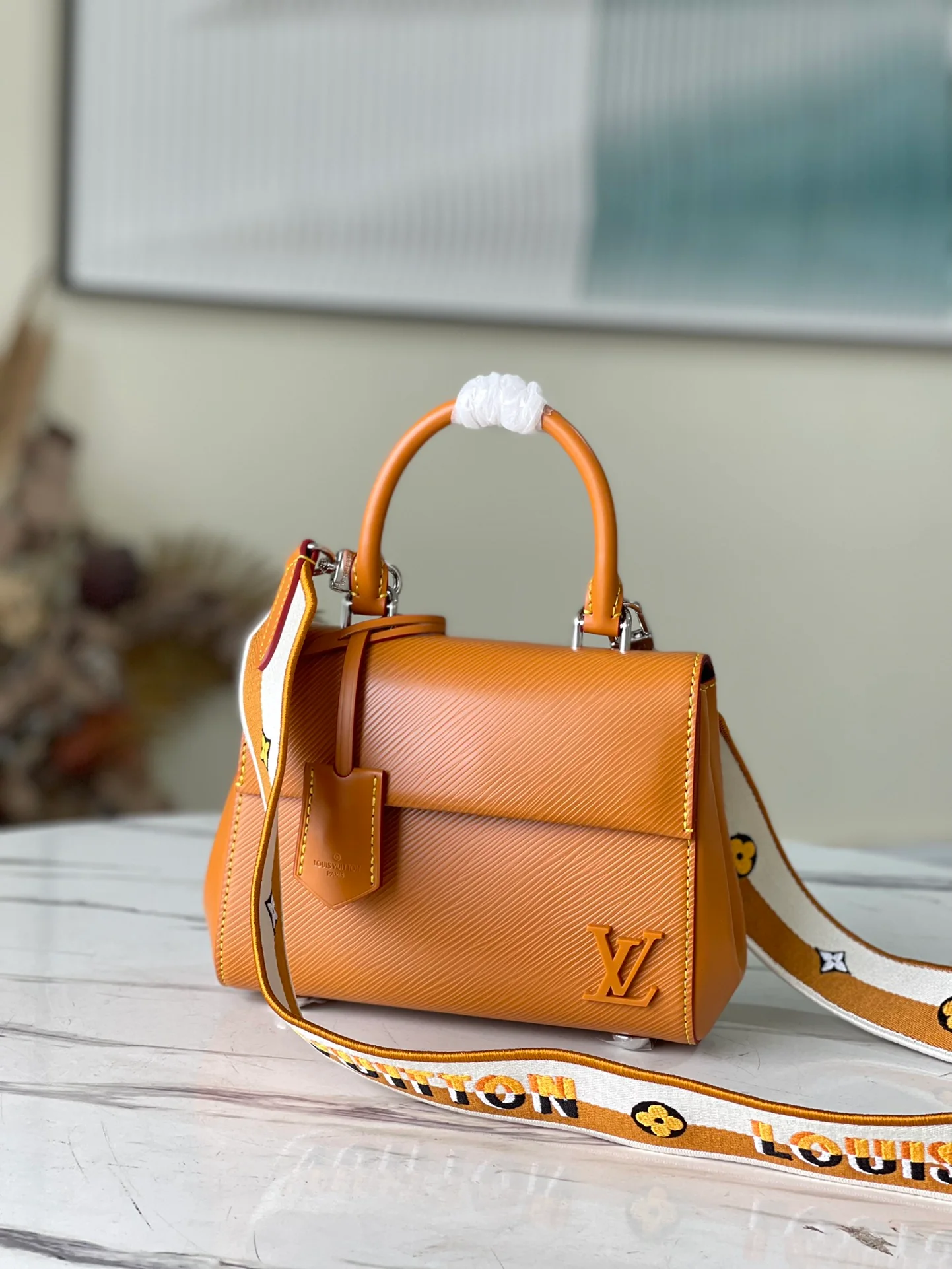 m58931-LV-Cluny Handbag-Mini-Caramel Brown