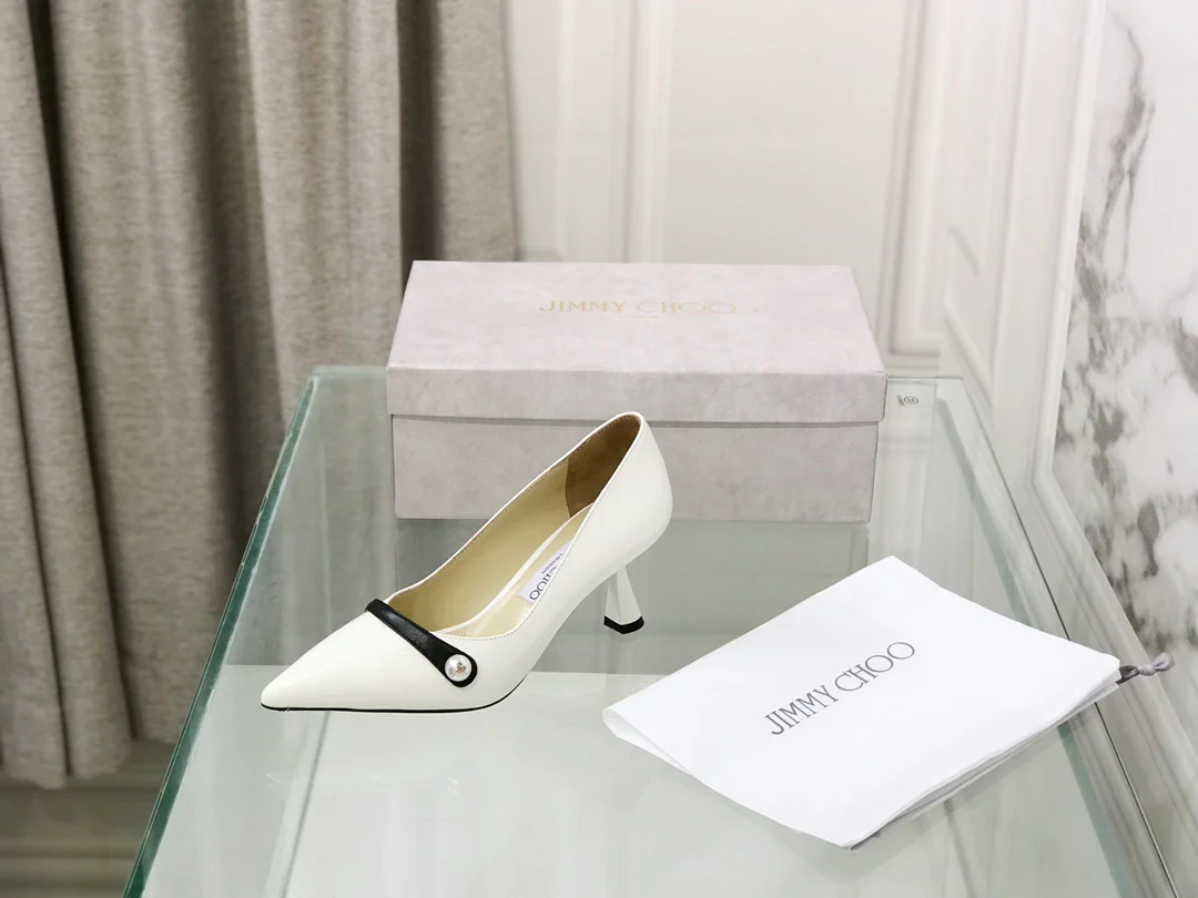 Туфли на высоком каблуке Jimmy Pearl с пряжкой и острым носком - 2 шт.