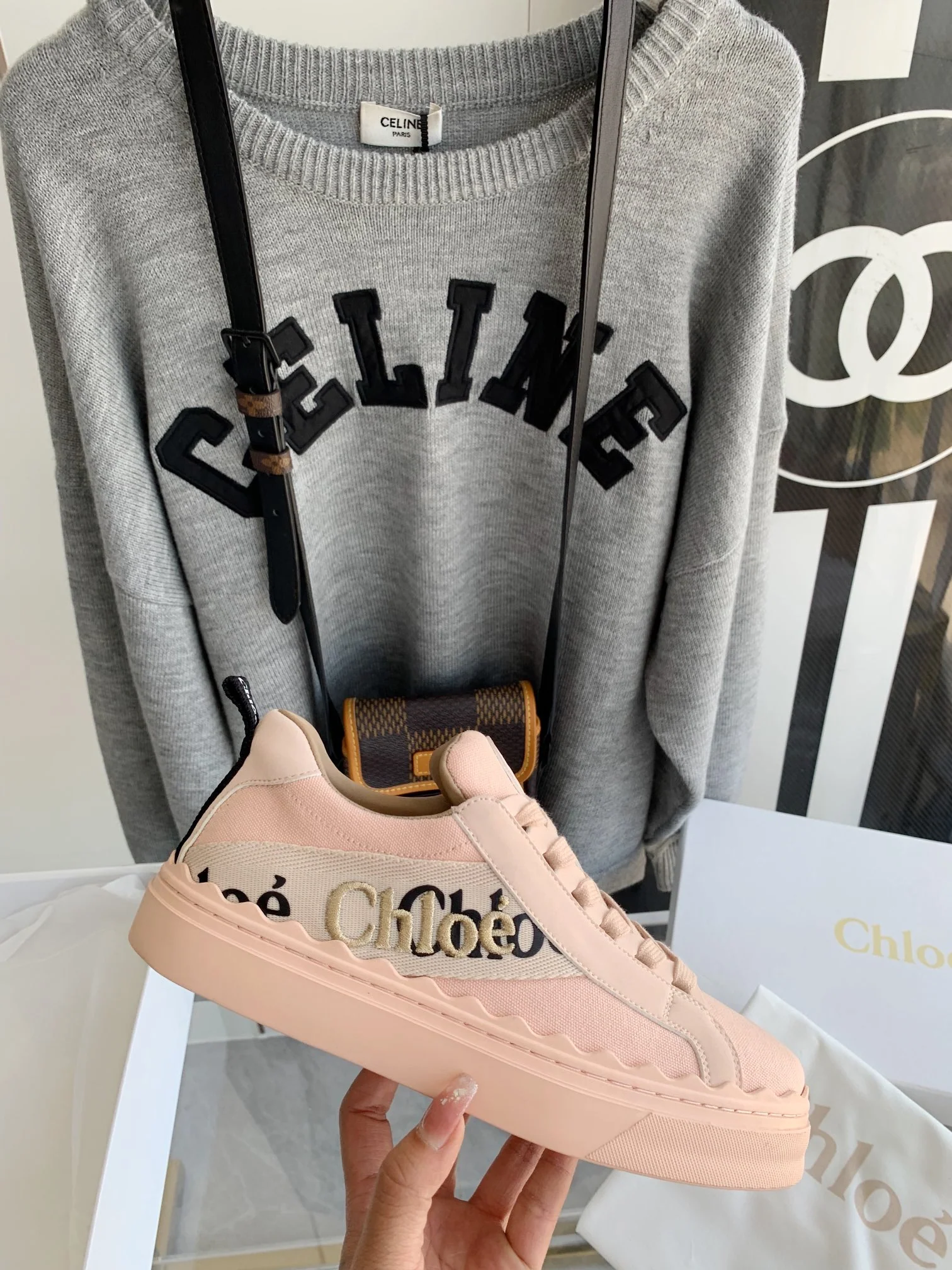 Кроссовки на платформе Chloe - повседневная обувь