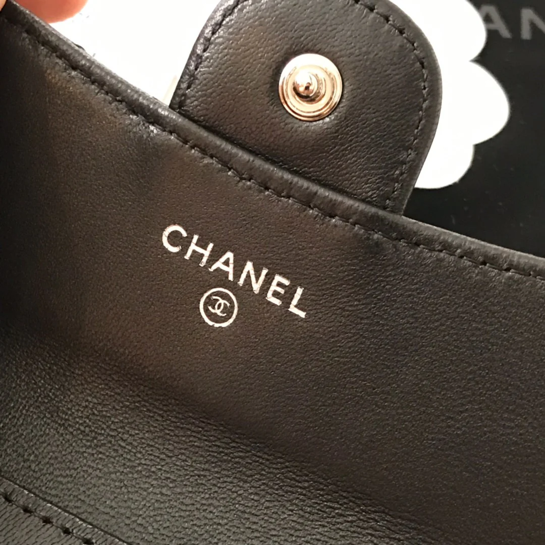 Однослойный держатель для карт Chanel Classic CF - 2 шт.