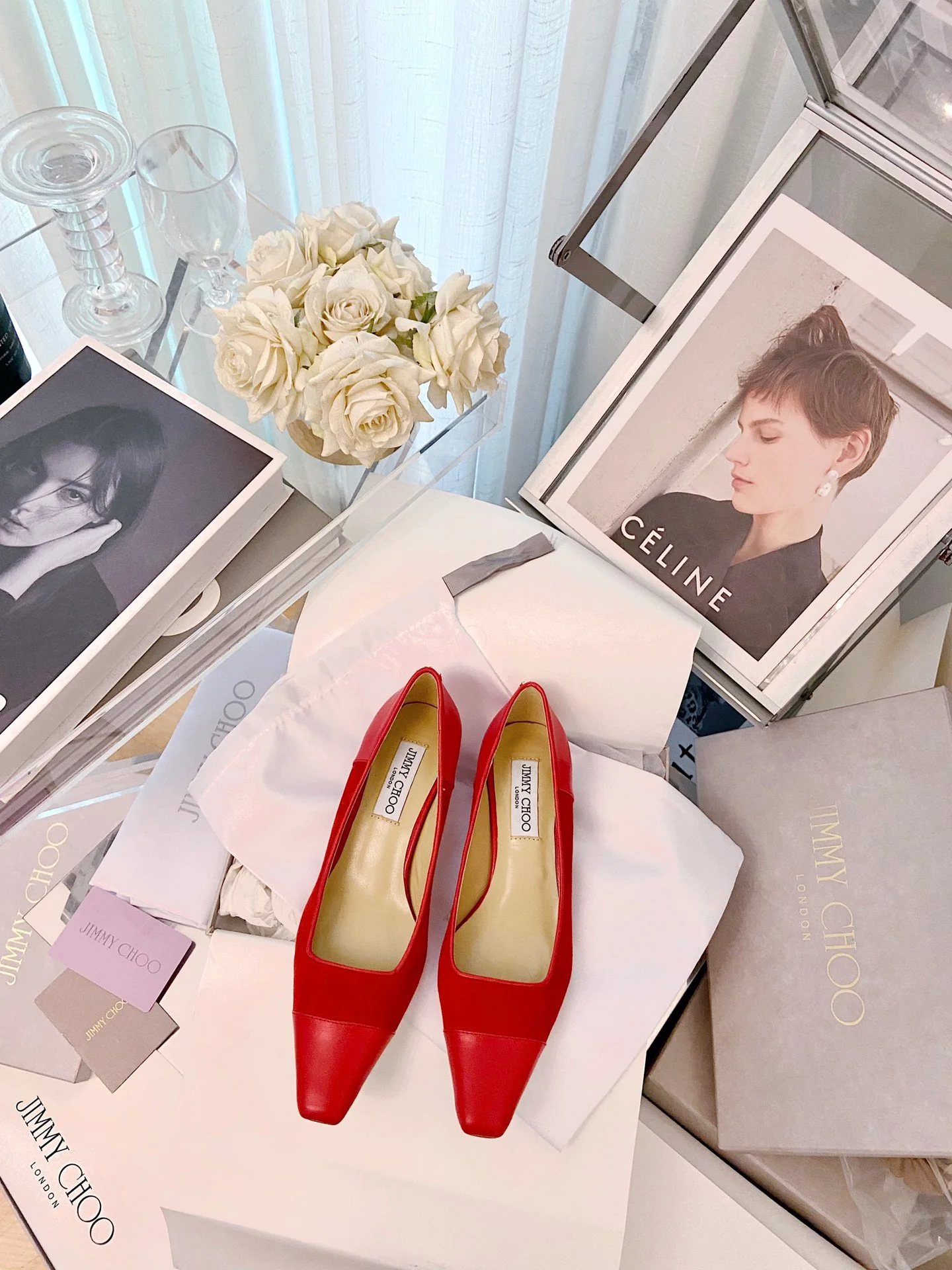 Туфли на низком каблуке Jimmy Retro с квадратным носком - 1