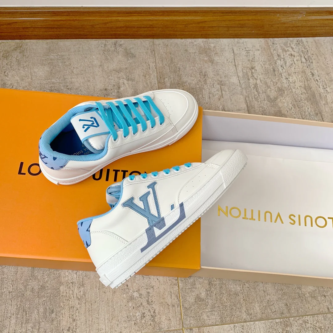 Кроссовки LV 2022 Must-Have - серия Charlie - белые и синие