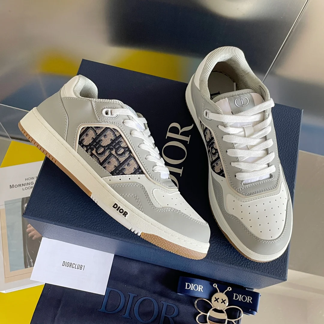 Кроссовки Dior B27 Series - Monogram Casual - Парные - Серые