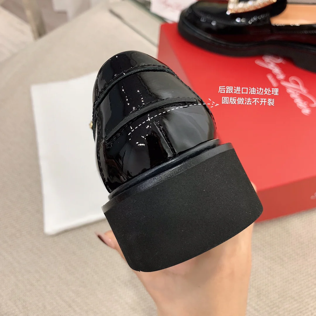 Обувь RV - 22ss - Лакированная кожа Aloes, украшенная стразами