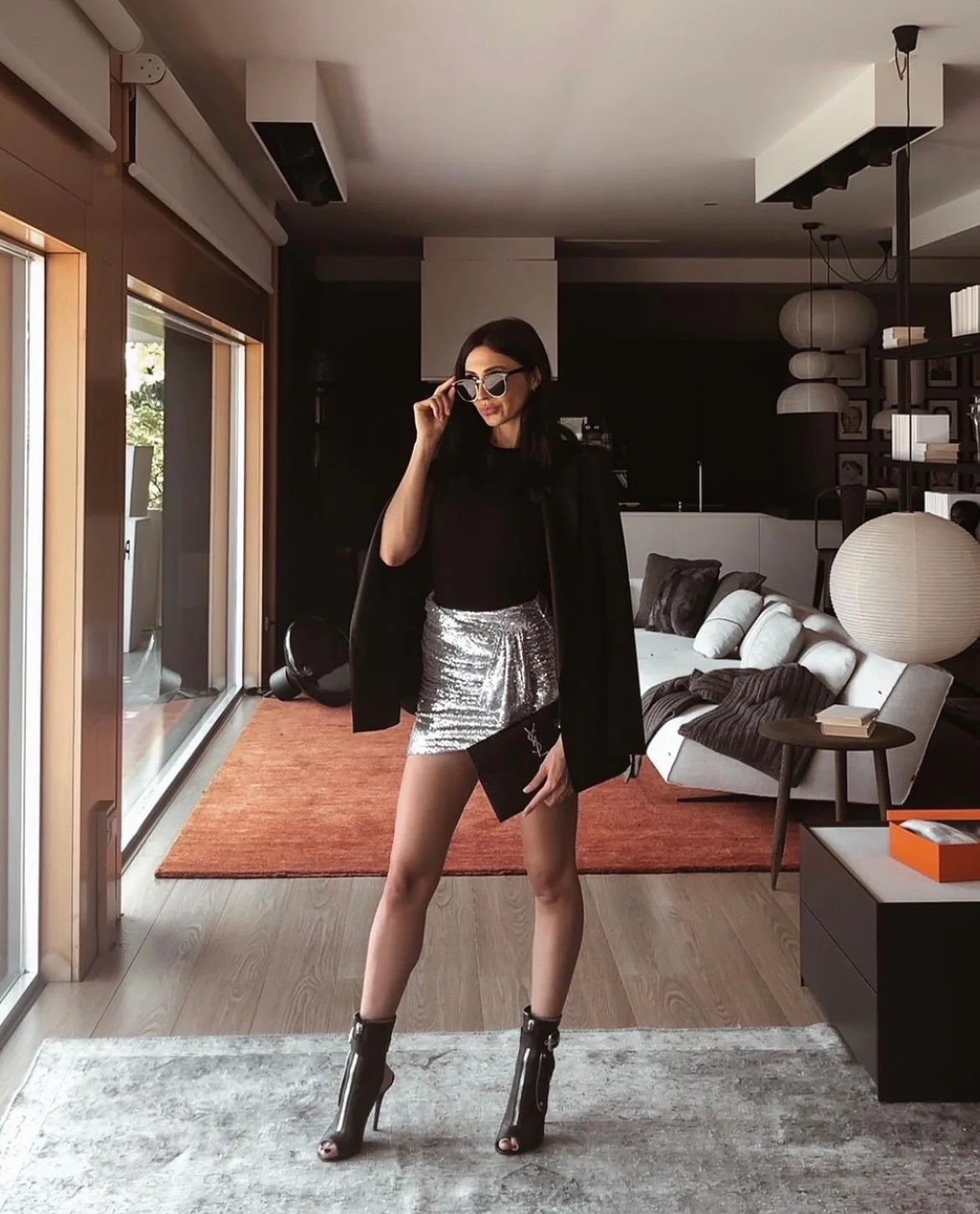 Клатч YSL с тиснением под крокодиловую кожу - 2 шт.