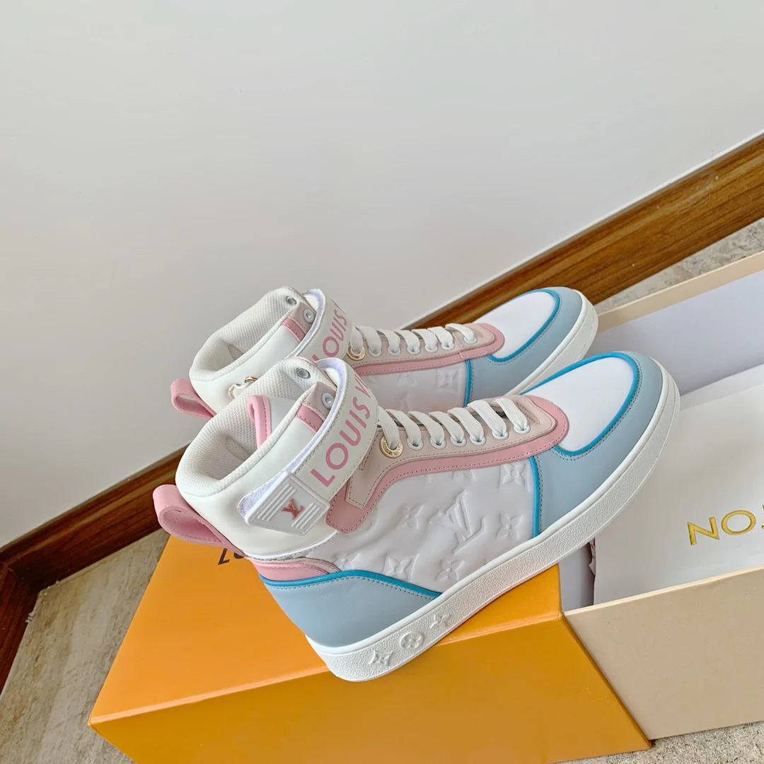 Кроссовки LV 2022 года, новая серия Boombox, высокие.