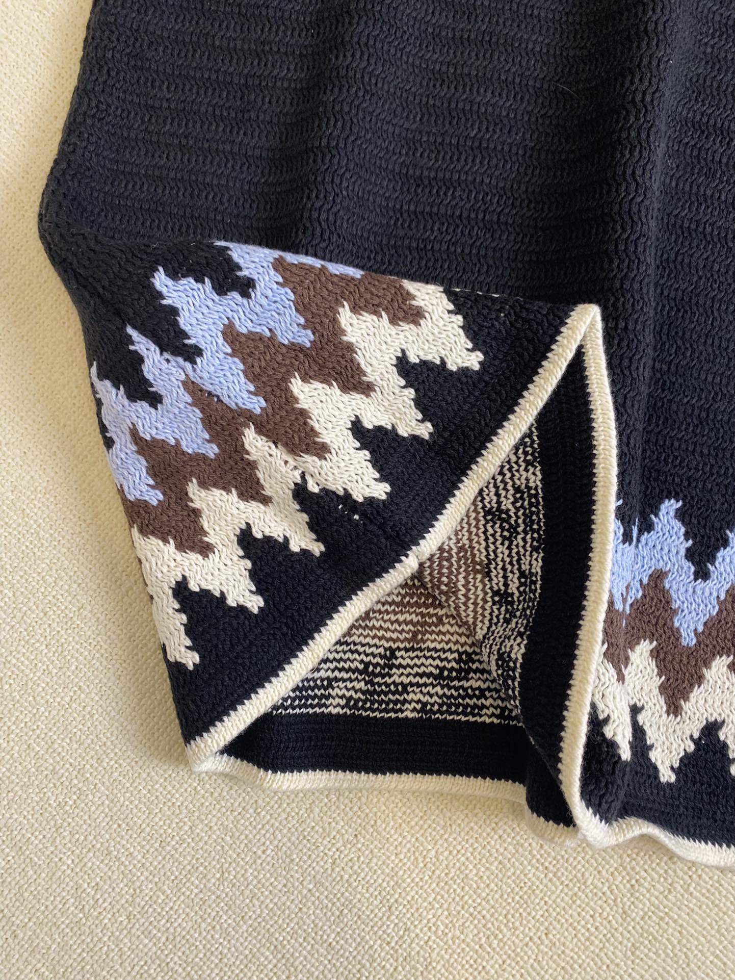 Celine - 2403 - Новое вязаное макси-платье без рукавов для ранней весны - Синее