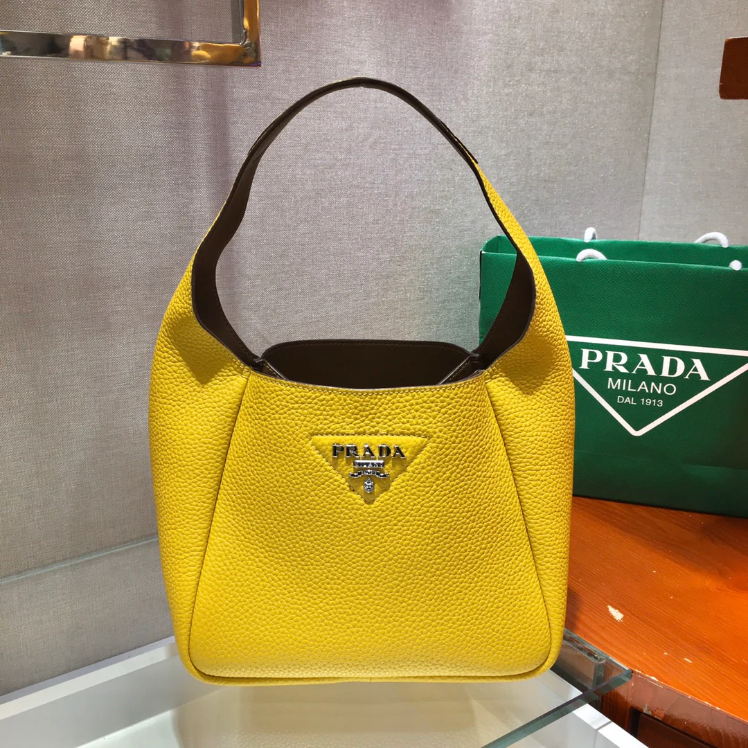 Корзина Prada, желтая