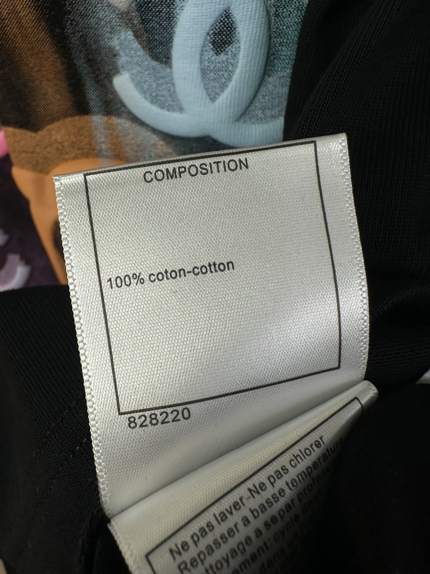 Новая футболка Chanel весна/лето 2024 с винтажным принтом 