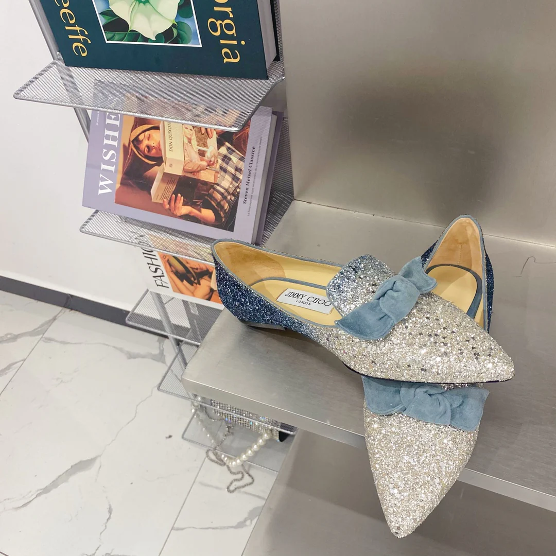 Джимми - Бант - Туфли с острым носком - Балетки - 1