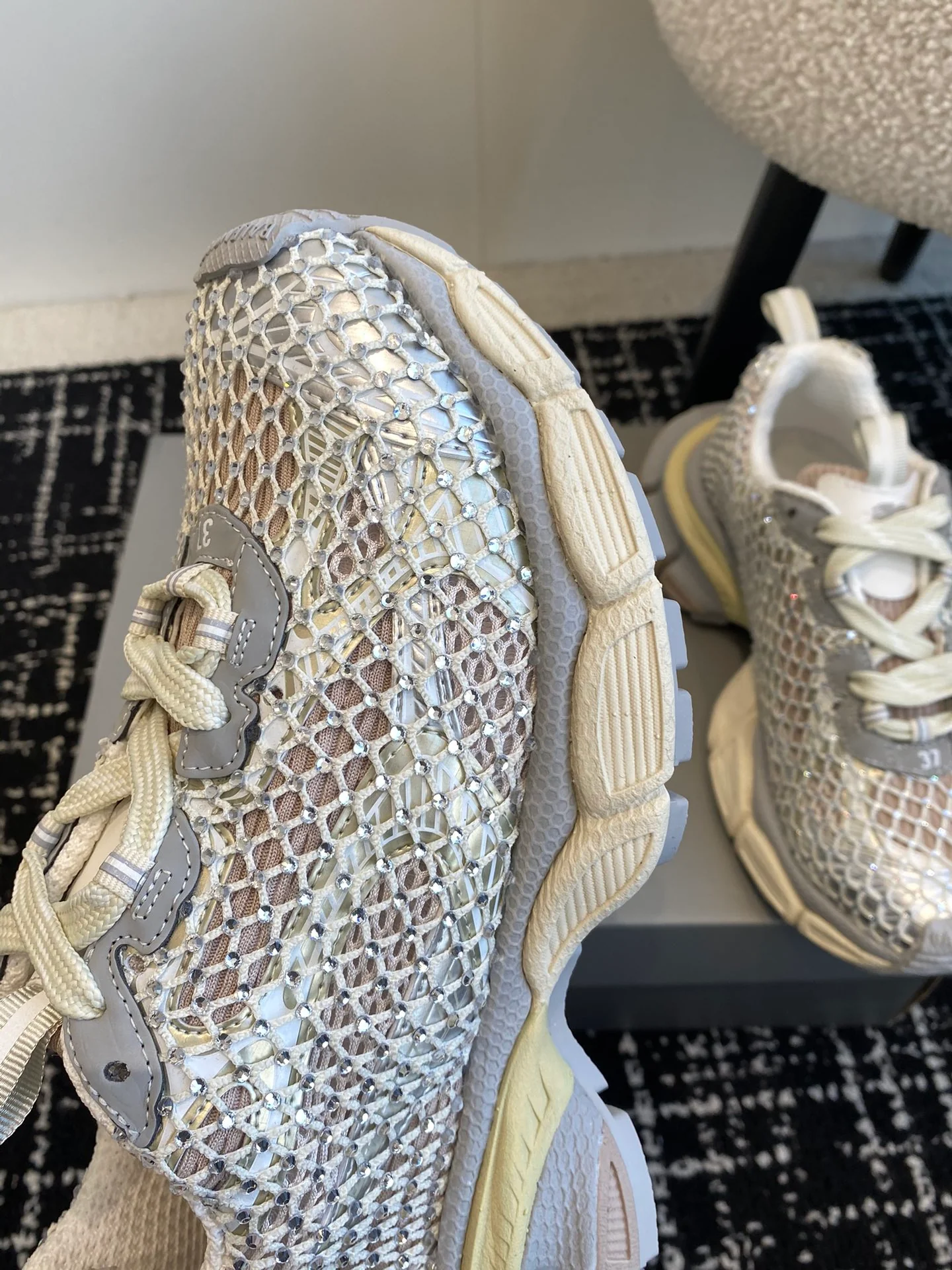 Повседневные туфли Balenciaga 2024 - белые