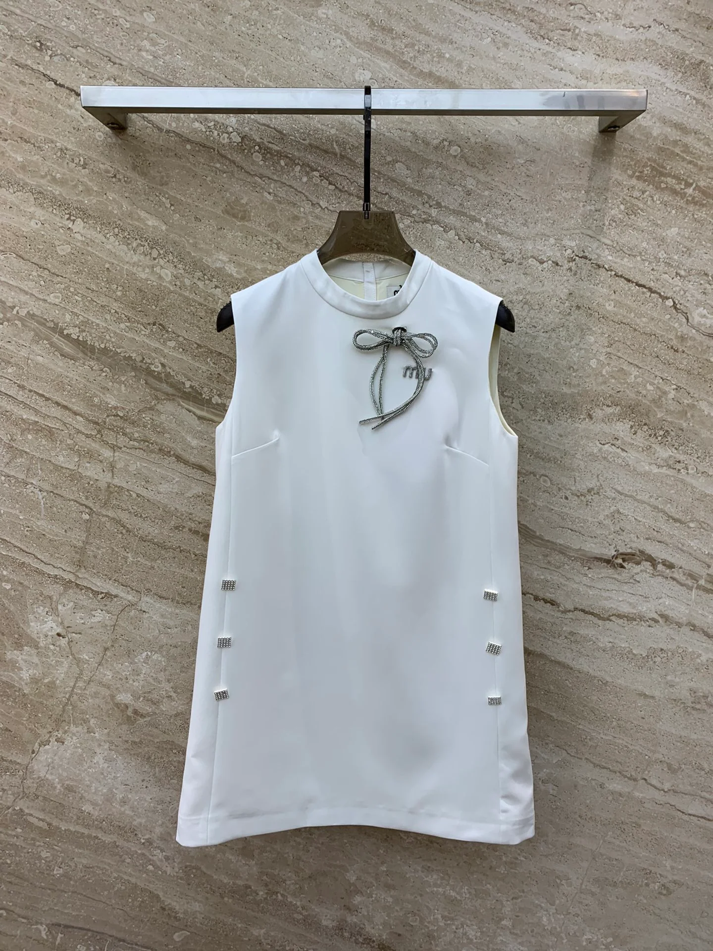 Платье-жилет Miu Miu-2404 — Элитное платье-жилет с бантом