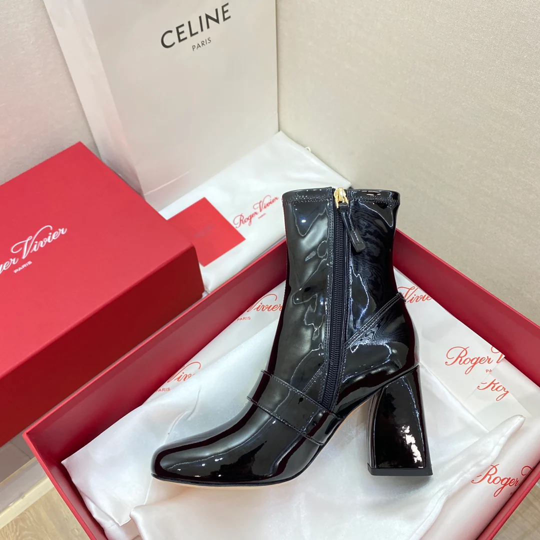 RV - Туфли на высоком каблуке с кристаллами Swarovski