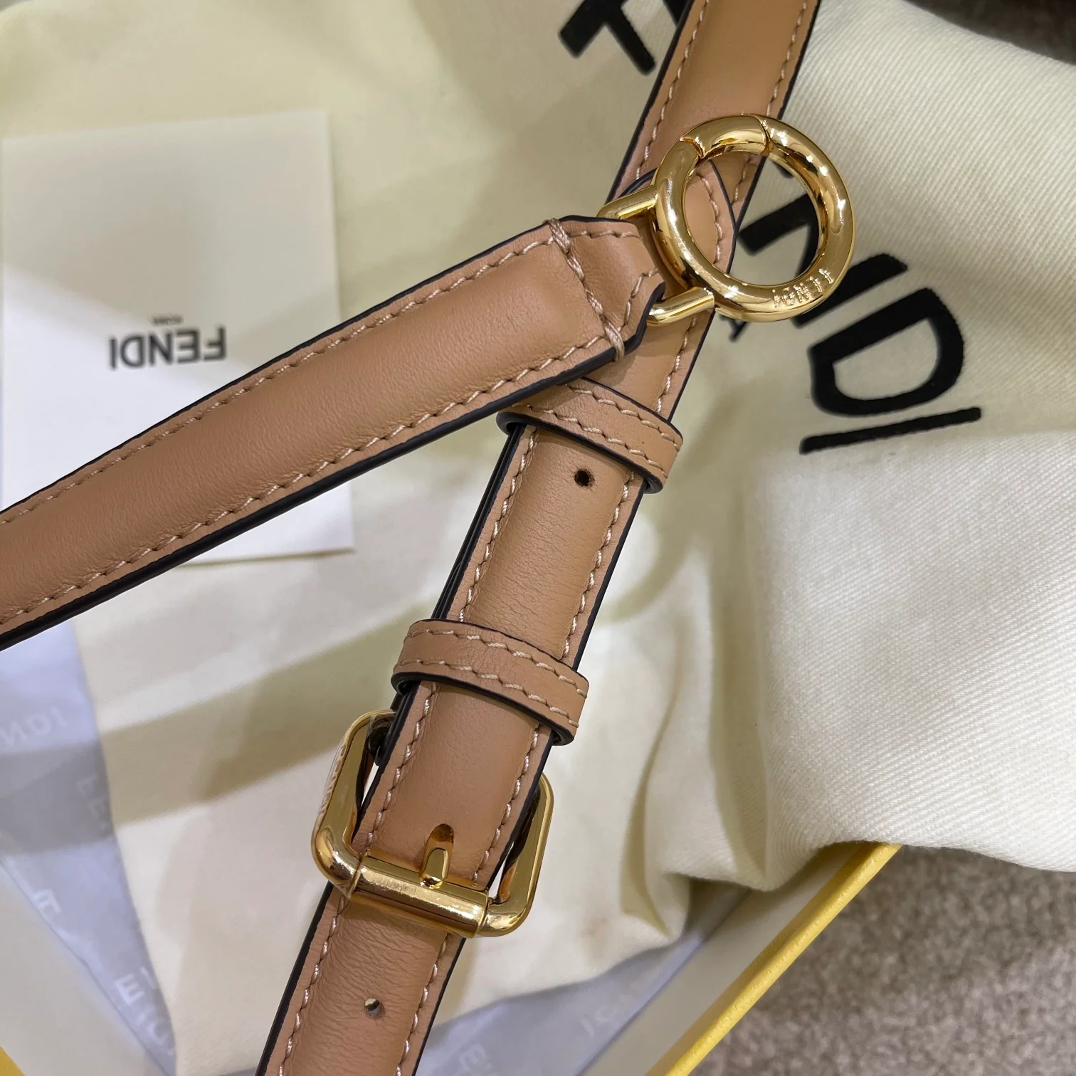 Fendi-peekaboo-i-see-u-small-light brown