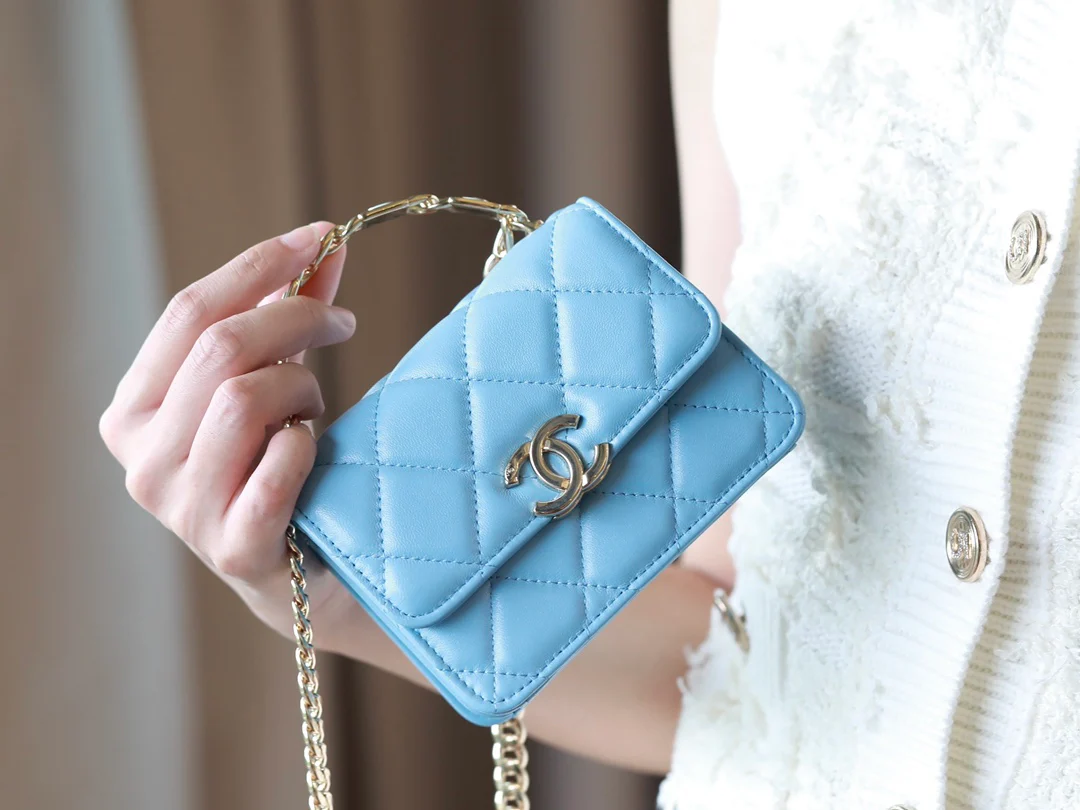 Chanel - в стиле Чжао Луси - Маленькая сумка через плечо - 4