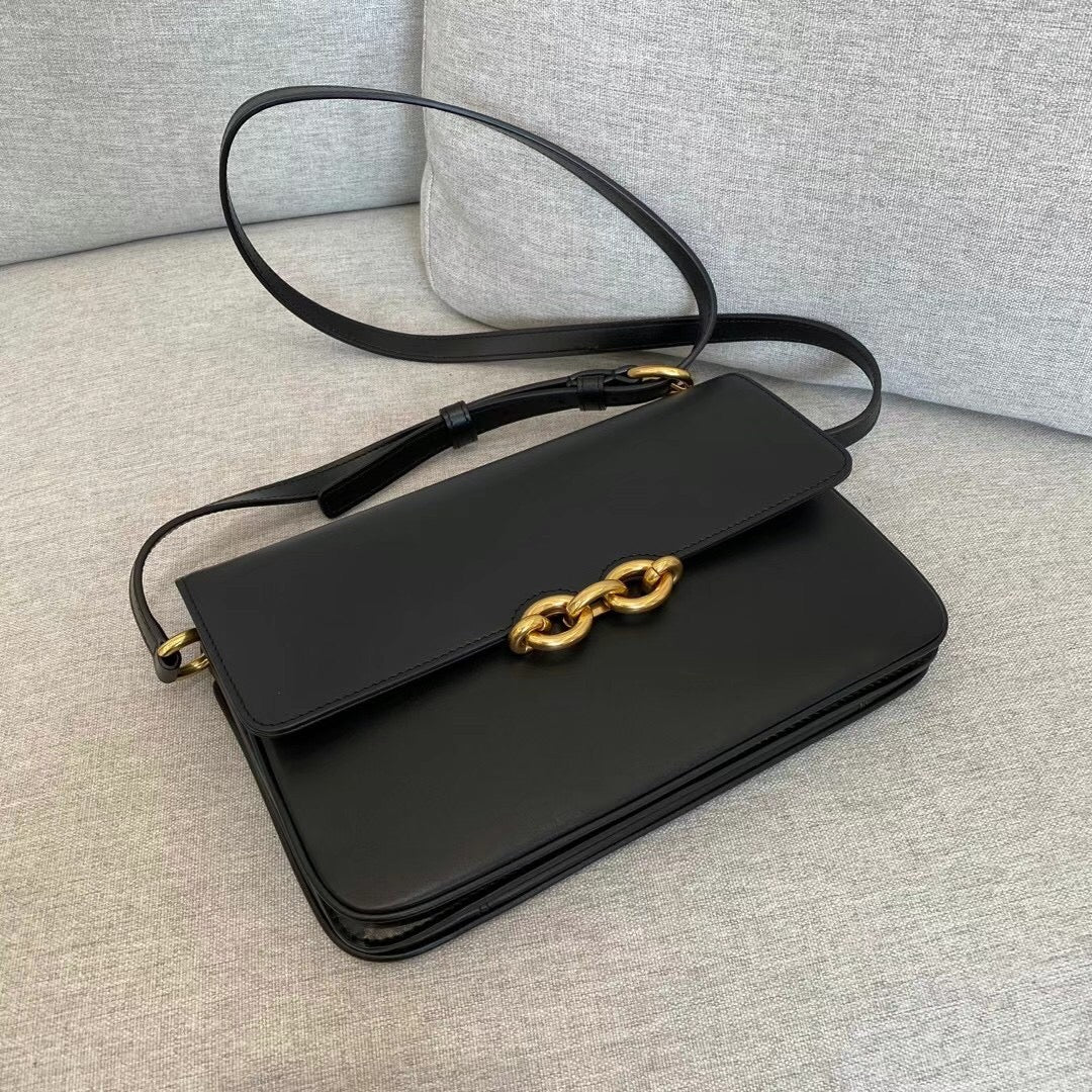 Сумка YSL Maillon - черная