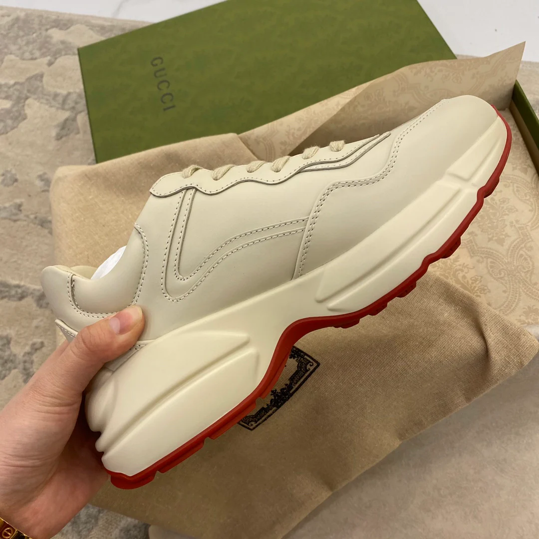 Массивные кроссовки Gucci - унисекс - 18