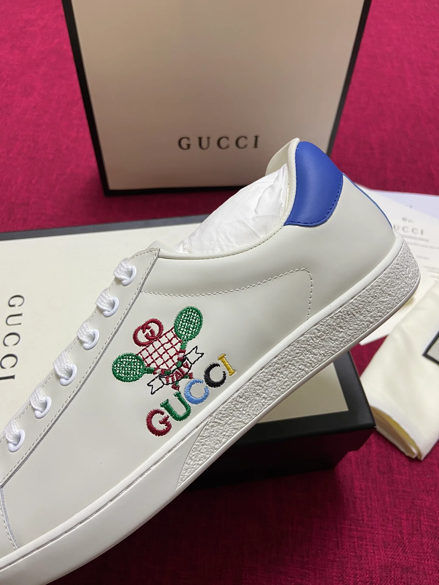 Gucci - Белые кроссовки - Кроссовки - Повседневная обувь - 3