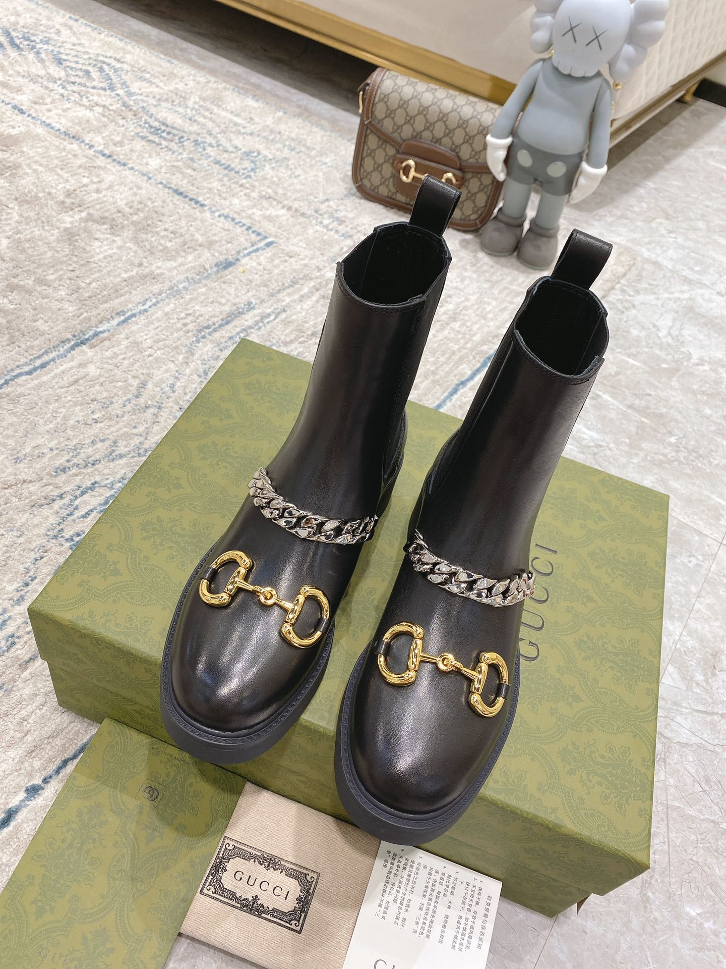 Ботинки Gucci-21fw-Latest Chain Martin