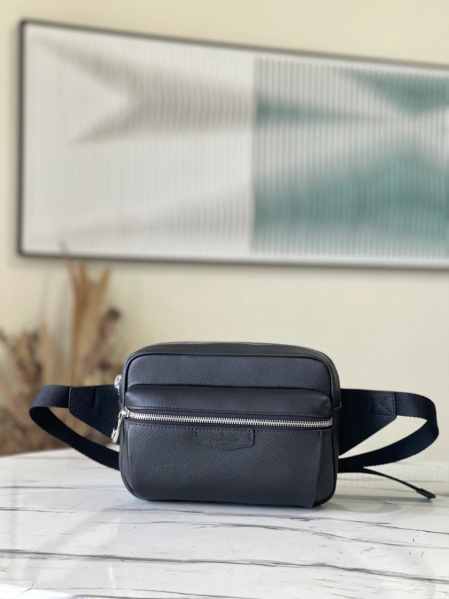 m30245-LV-поясная сумка для активного отдыха-черная