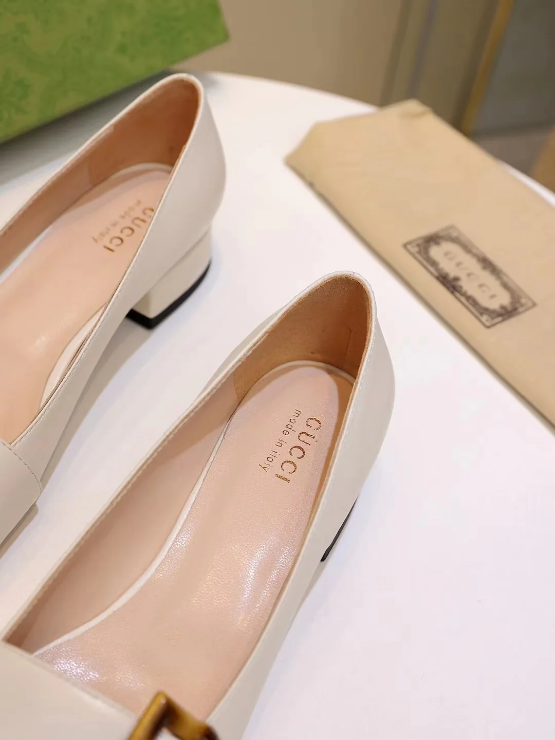 Gucci - Бамбуковая пряжка для обуви - Туфли на низком каблуке