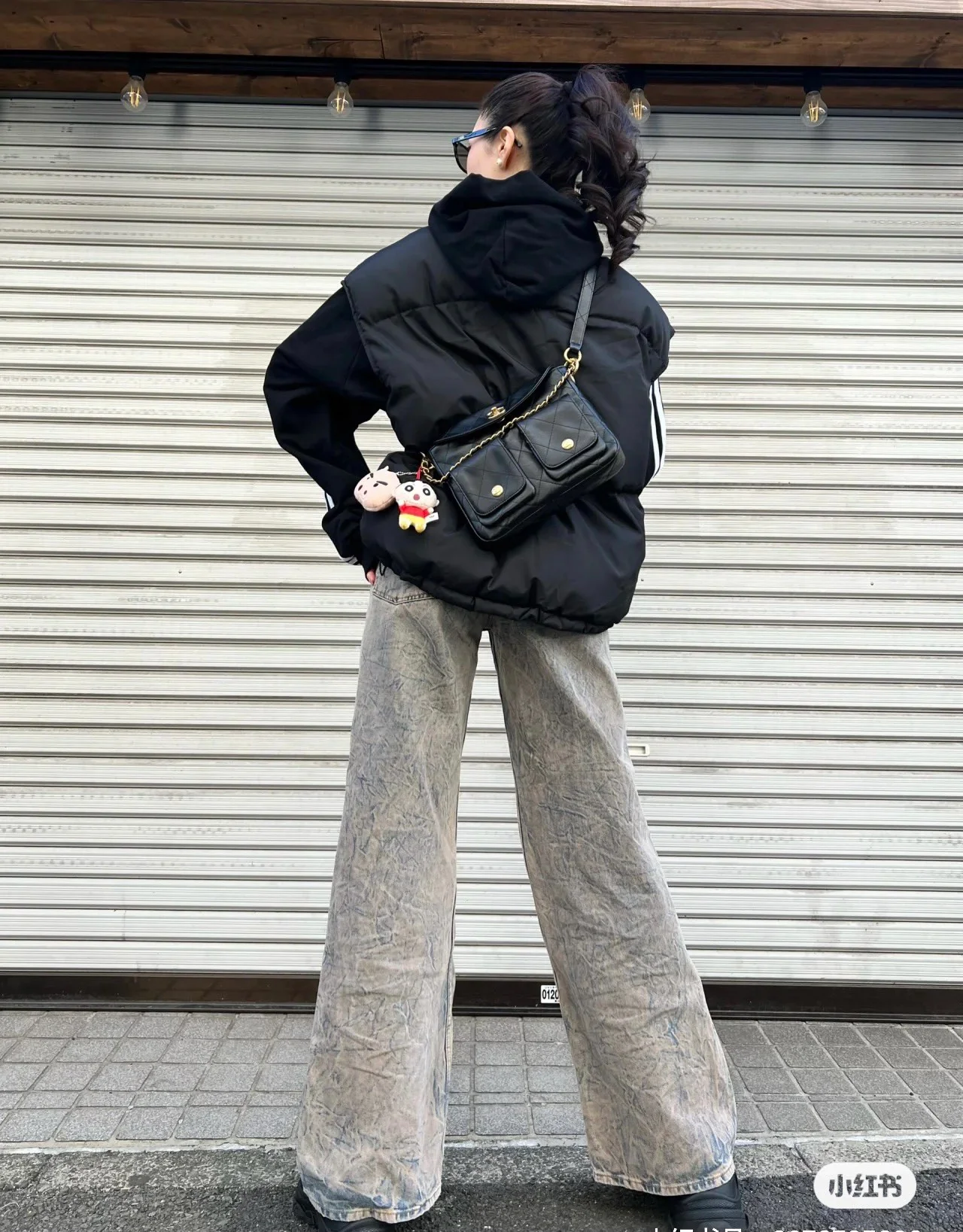 Сумка-мессенджер Chanel Hobo Hippie - черная