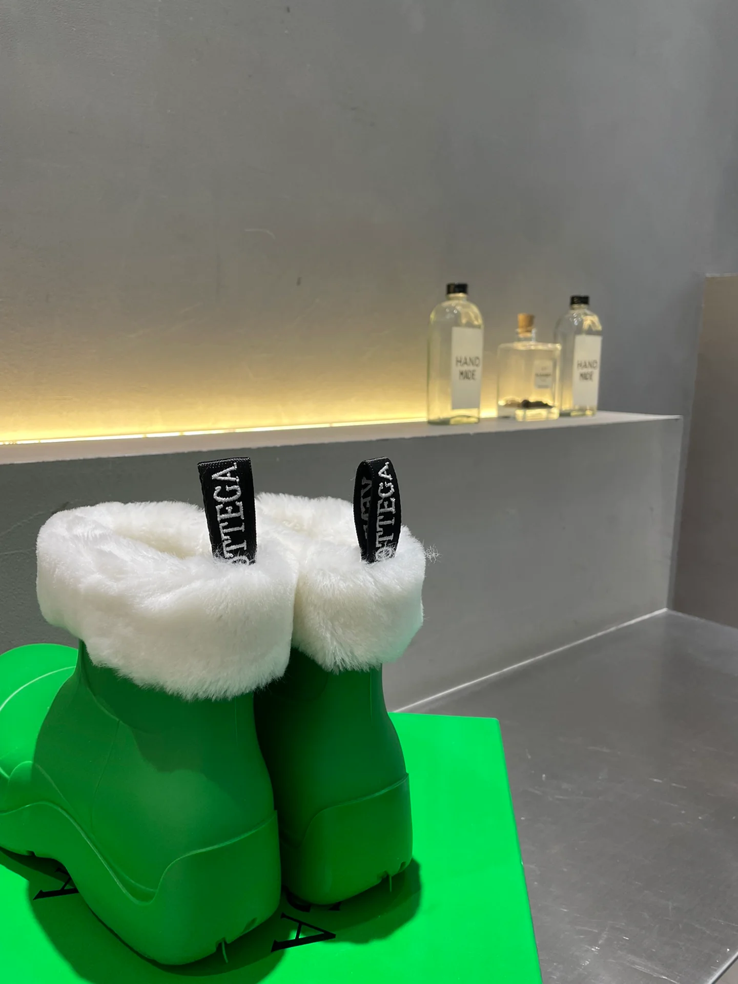 BV - Шерстяные зимние сапоги - Зеленые