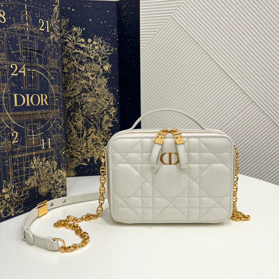 Сумка для фотоаппарата Dior Cannage, черный цвет, 1 шт.