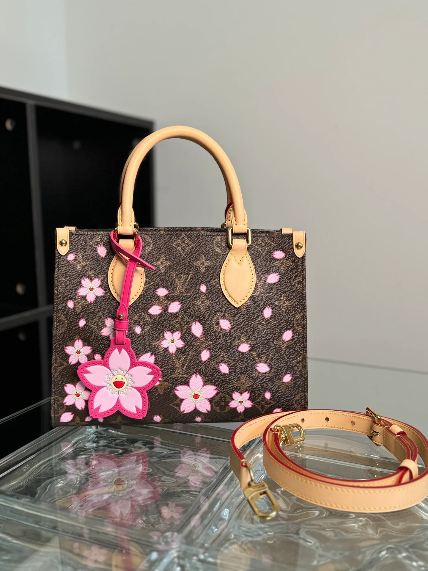 LV-m13269-tm-onthego handbag-small-cherry blossom design