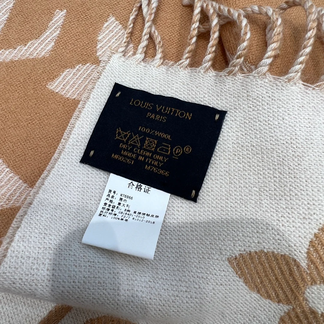 LV-100-Шерстяной-Незаменимый шарф-186-34 см-1