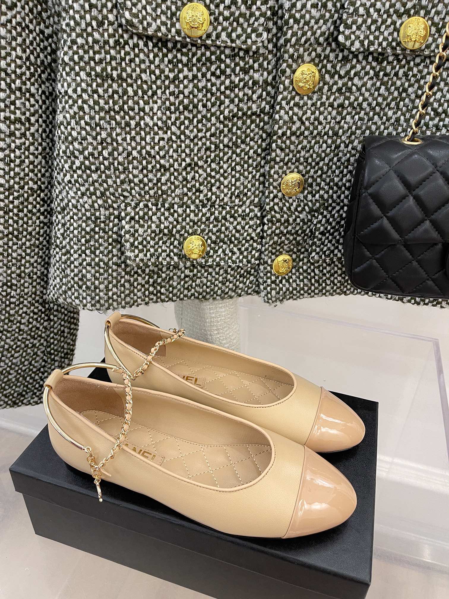 Chanel - Изысканная цепочка - Туфли Мэри Джейн - 2