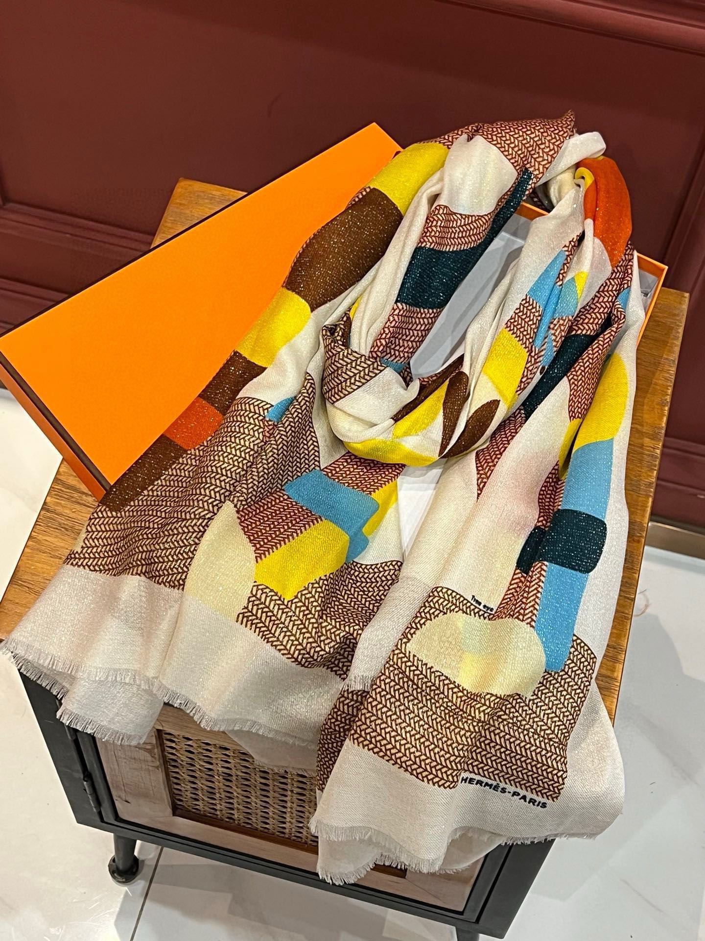 Шарф для прыжков на пони Hermes 2024 110-200