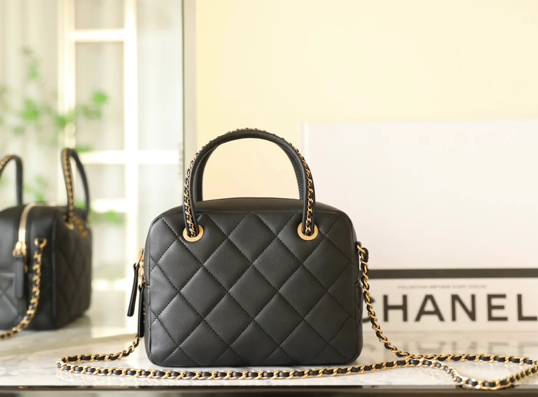 Сумка Chanel 25c - черная (19 см)