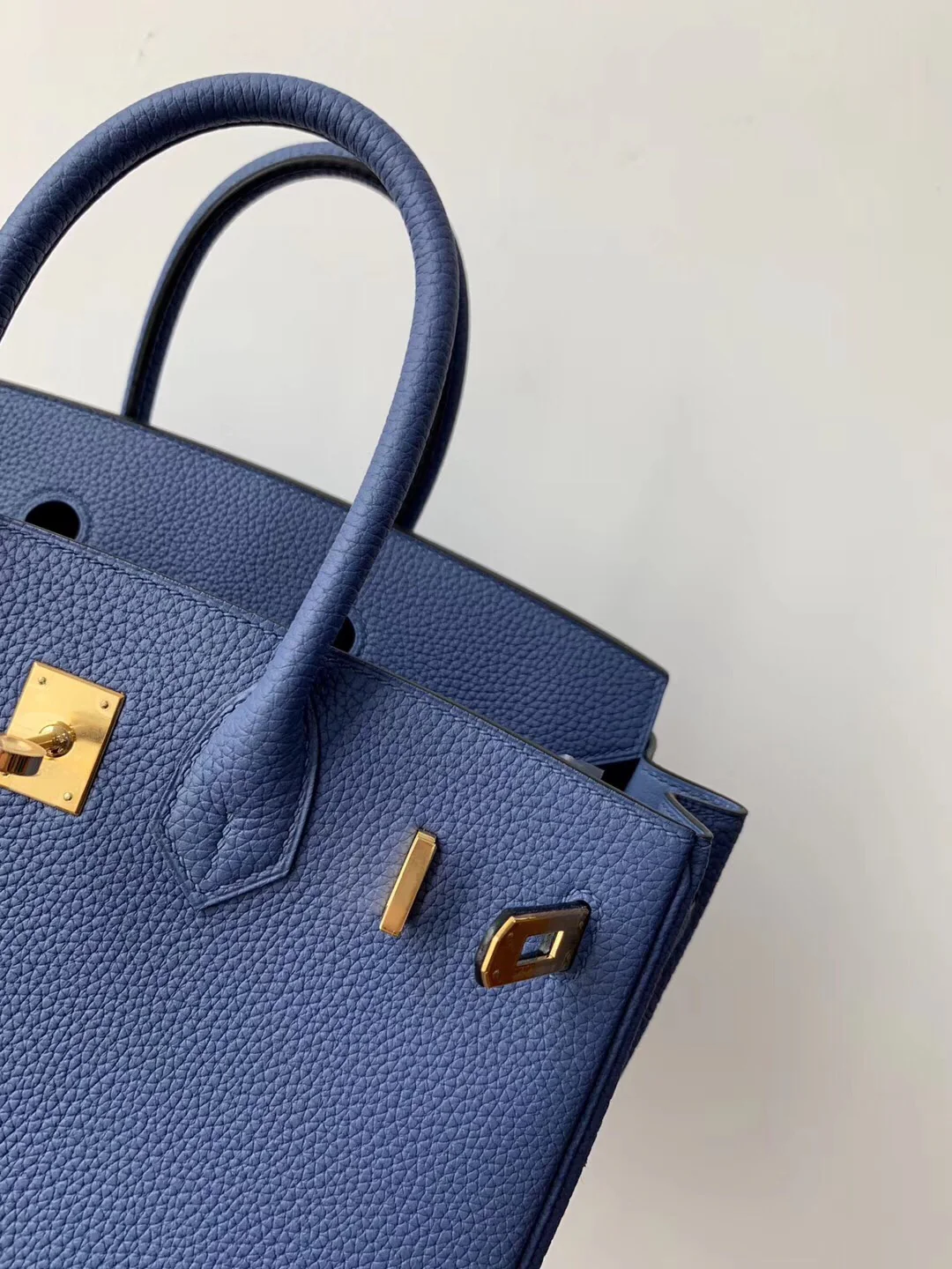 Hermes-birkin-25-togo-7e-blue-birghton-bright blue-gold buckle