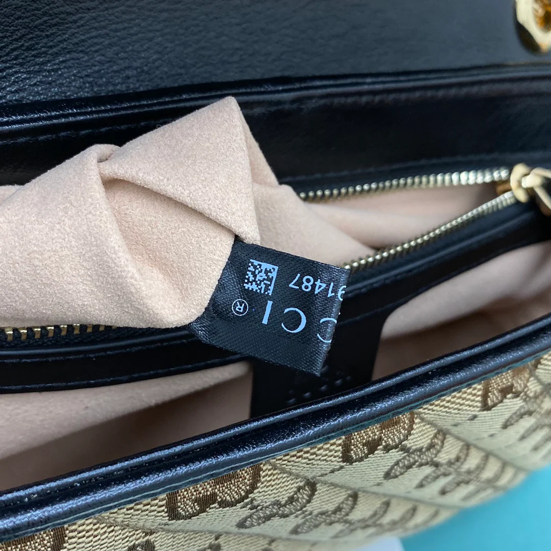 Gucci Marmont Medium 26cm Canvas Monogram