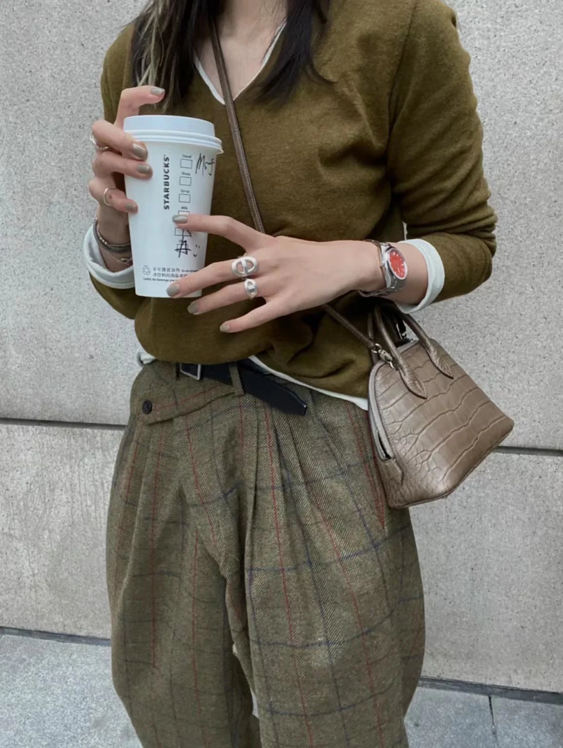 Hermes Bolide Mini Crocodile M1 Angelica Grey