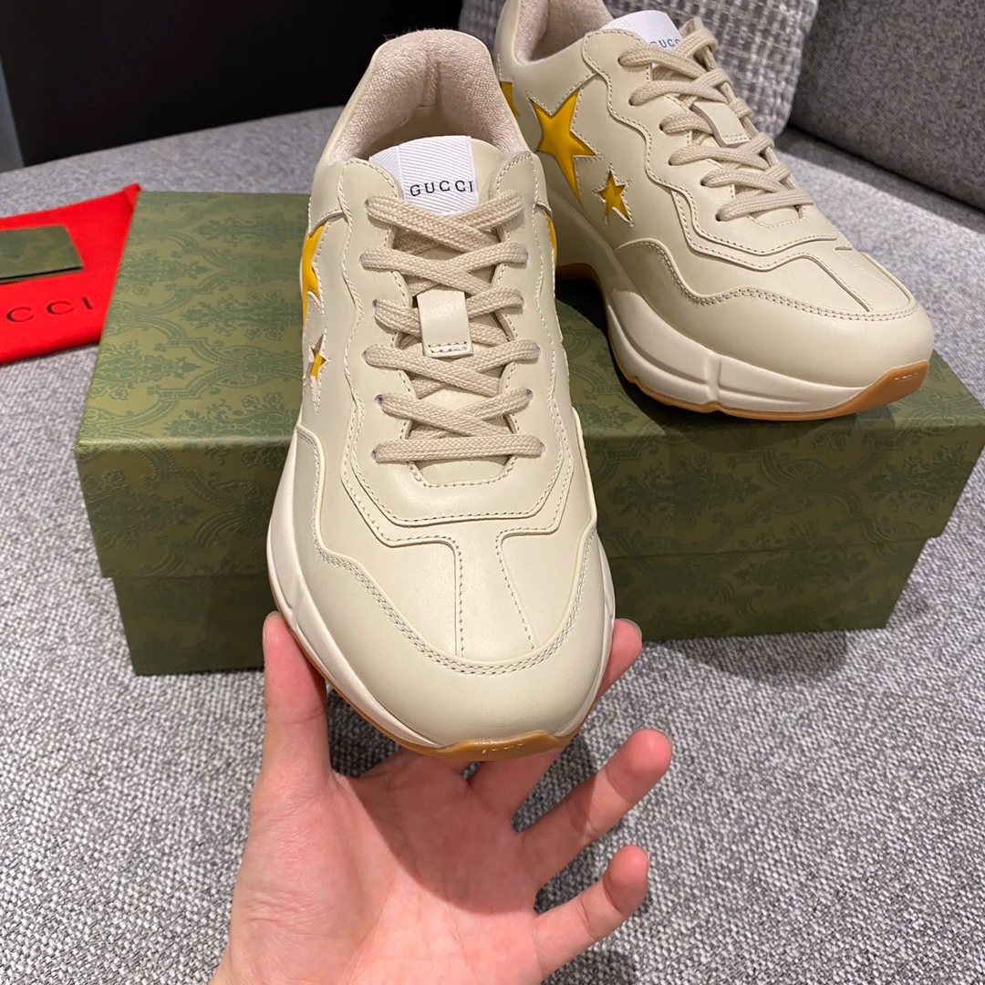 Массивные кроссовки Gucci - унисекс - 21