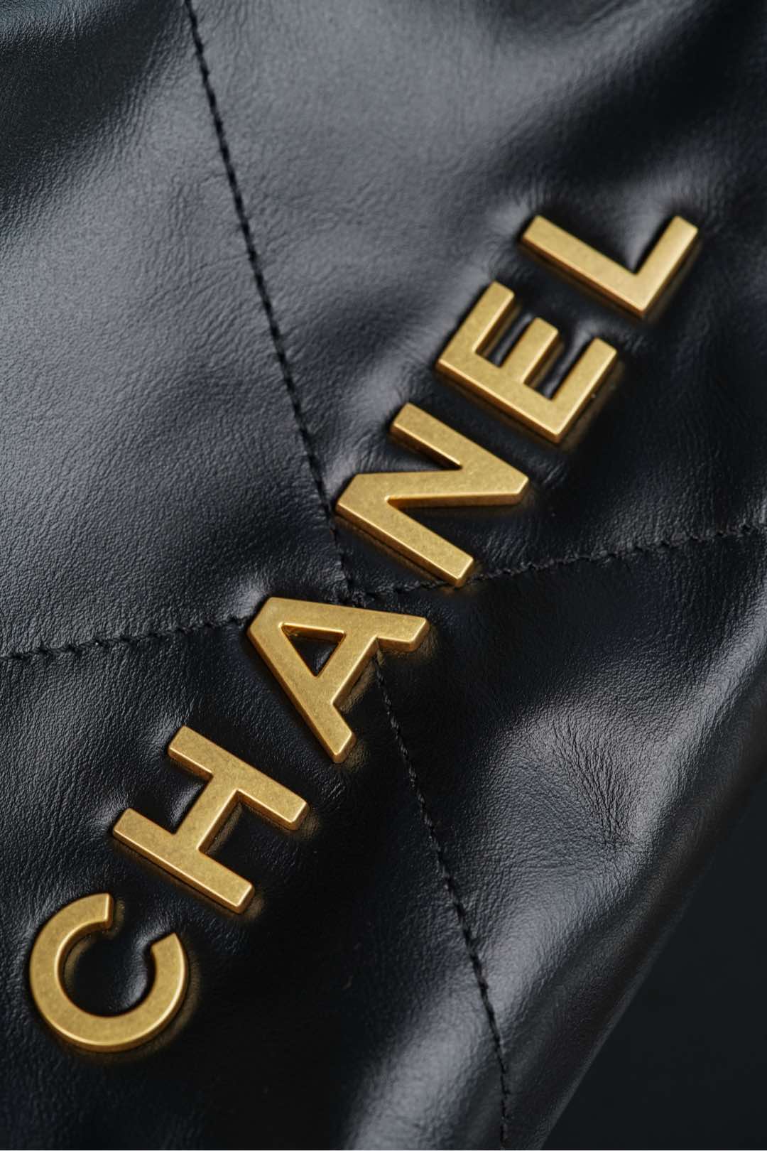 Мини-сумочка 23s-22 - Натуральная кожа - Черно-золотая