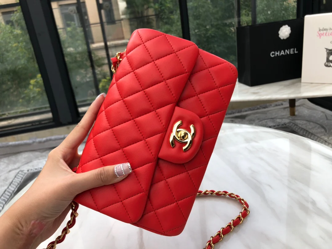 Сумка Chanel CF весна/лето 2019 - овечья кожа - 20 см - 1