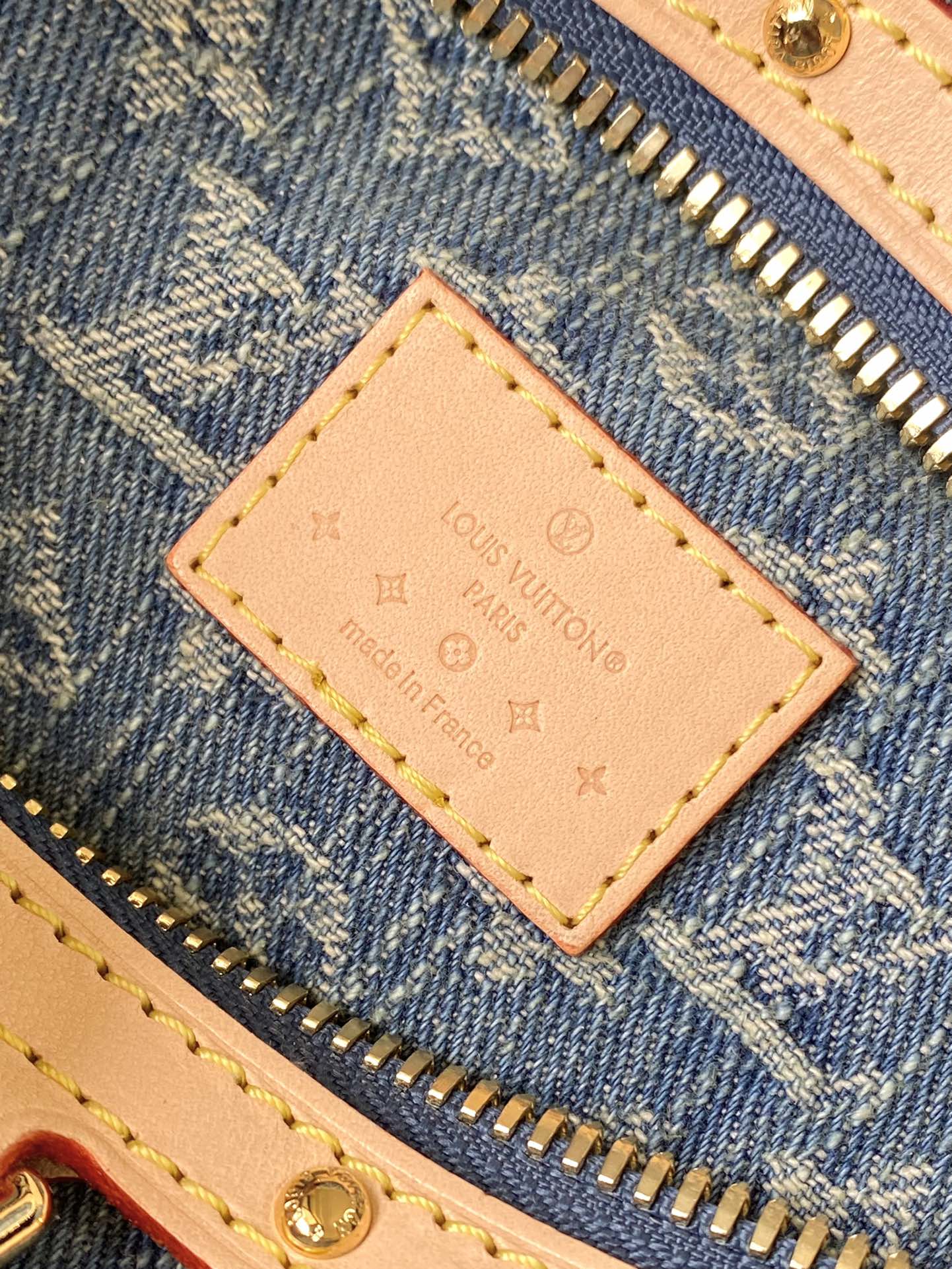 m46837-LV-Поясная сумка с высокой посадкой, джинсовая, синяя