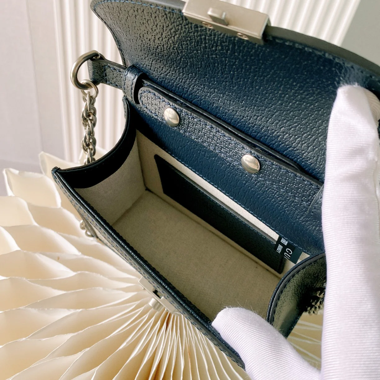 Мини-сумочка Gucci Ophidia/сумка через плечо - 17 см (5x13x6 см) - синяя