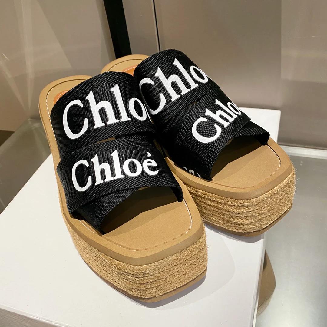 Сандалии-мюли на танкетке Chloe Woody на платформе - размеры 35-39-40-41 (изготовлены на заказ)