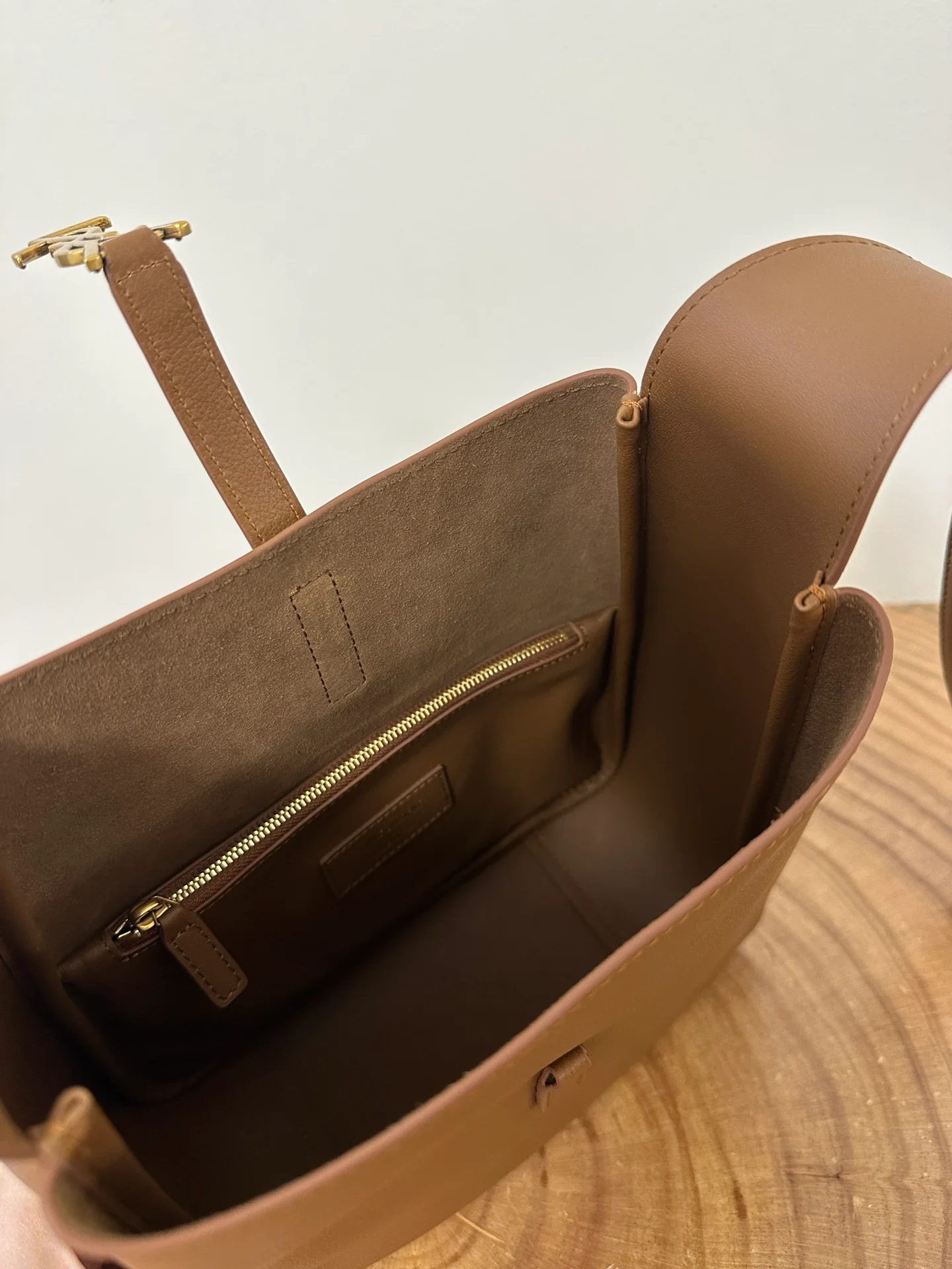 YSL-le-5a7-hobo-underarm bag-caramel brown