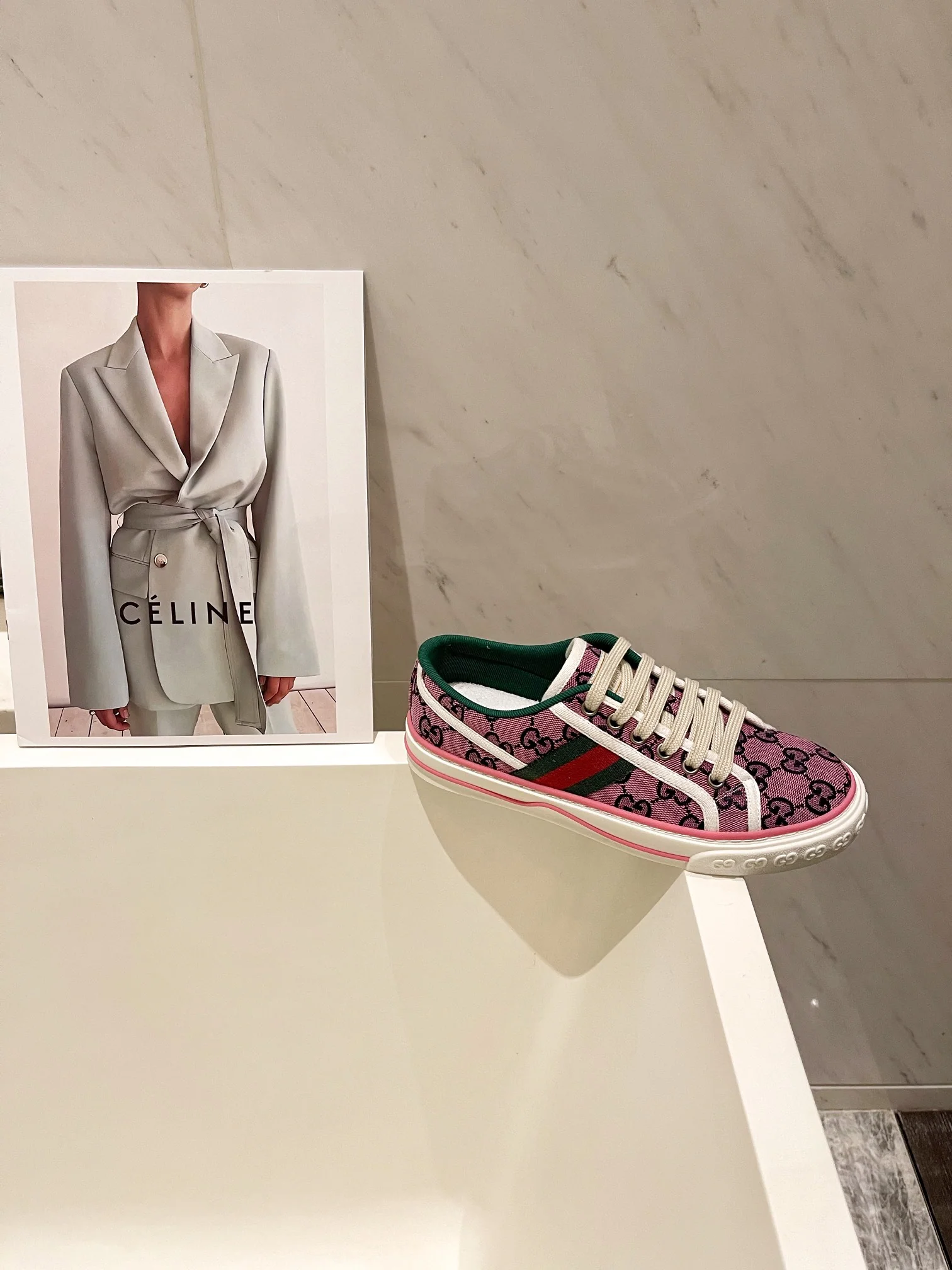 Кед Gucci из парусины - 6