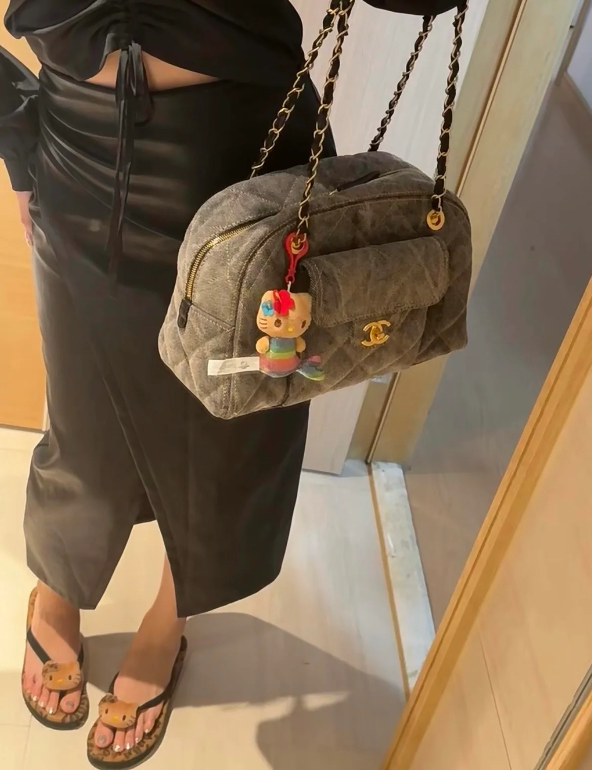 Сумка для боулинга Chanel 24a Cowboy