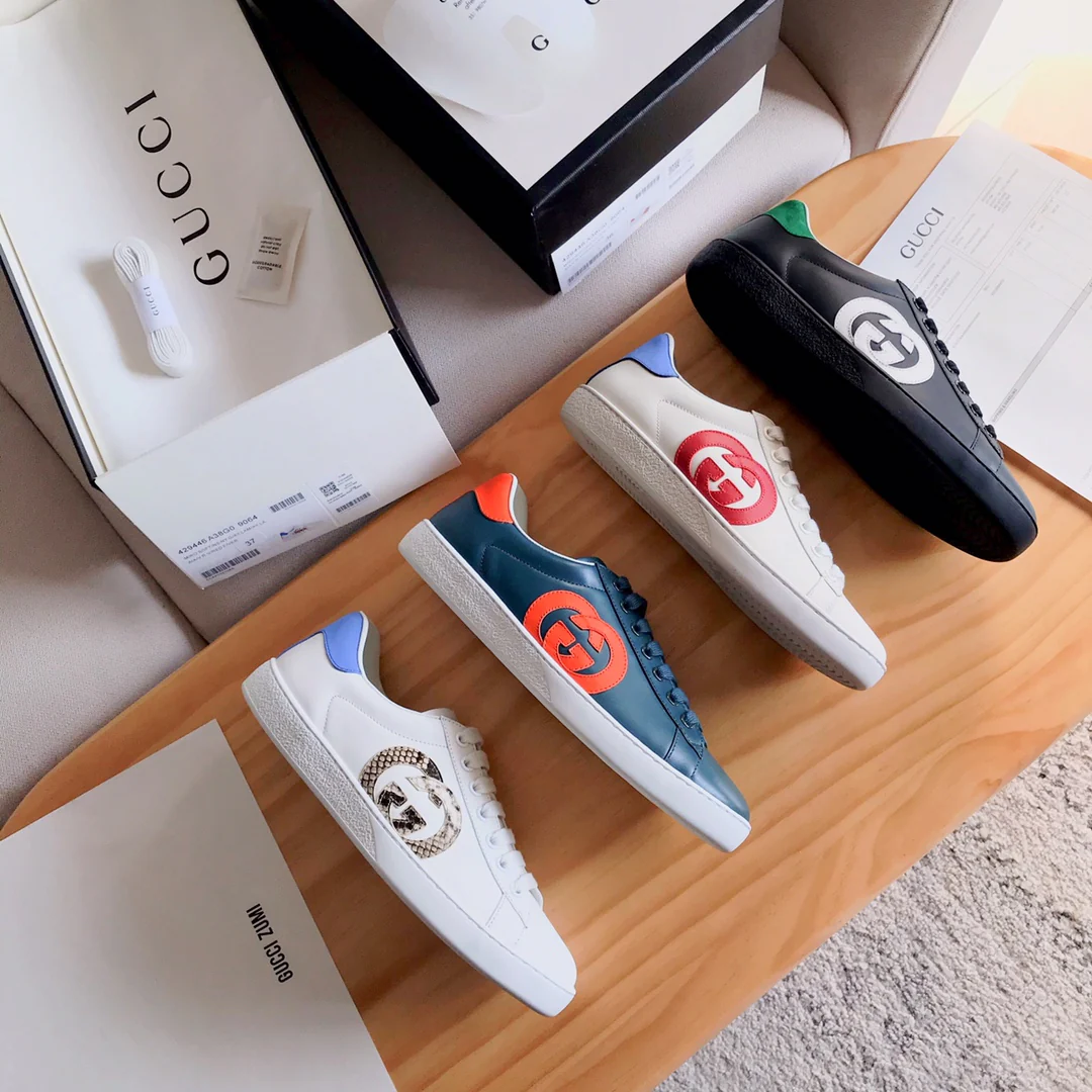 Кед Gucci из парусины - 7