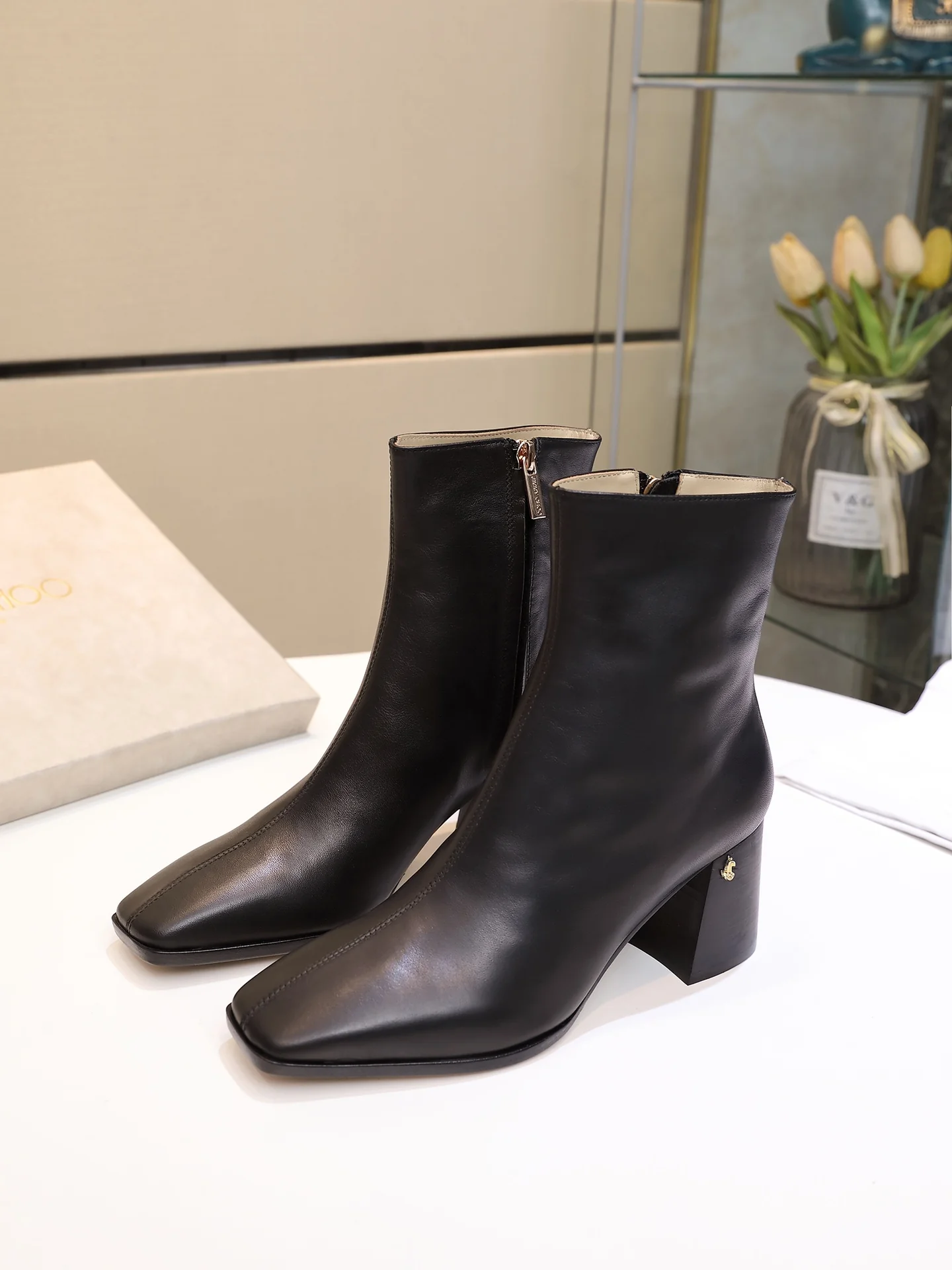 Ботинки Jimmy с квадратным носком