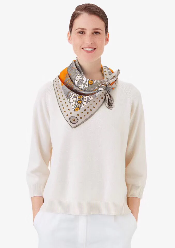 Шелковый шарф Hermes