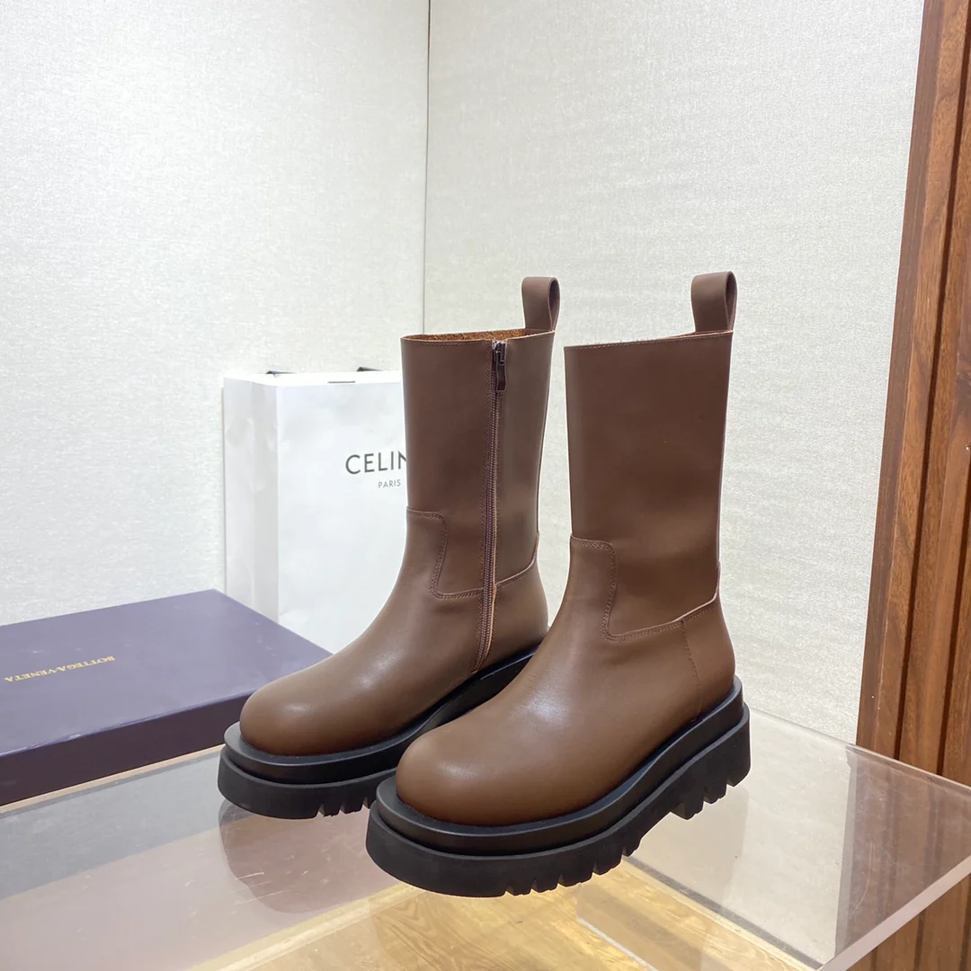 Новинка сезона осень/зима 2022 от BV - Ботильоны - Популярная модель - Коричневый